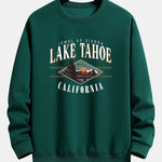 Lake Tahoe Print Relax Fit Sweatshirt