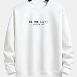 Be The Light Print Relax Fit Sweatshirt
