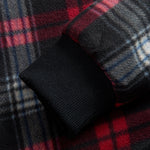 Teddy Fleece Lined Flannel Hoodie