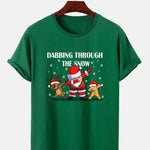 Slogan Santa Print T-Shirt