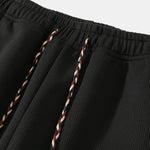 Relax Fit Long Sleeved Waffle T-Shirt & Bear Embroidery Waffle Jogging Pants