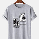 LA Palm Tree Print T-Shirt
