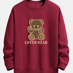 Lover Bear Print Relax Fit Sweatshirt