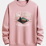 Lake Tahoe Print Relax Fit Sweatshirt