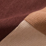 Color Block Corduroy Polo Shirt