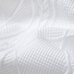 Relax Fit Geometric Jacquard Hoodie