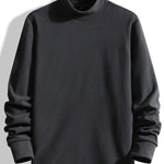Fleece Long Sleeve Mock Neck T-Shirt