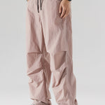 Elastic Waist Parachute Pants