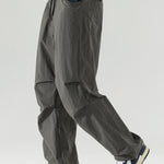 Elastic Waist Parachute Pants