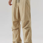 Elastic Waist Parachute Pants