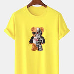Mechanical Bear Print T-Shirt
