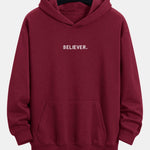Believer Print Relax Fit Hoodie