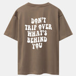 Slogan Back Print Oversize T-Shirt