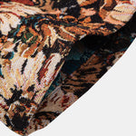 Painted Floral Jacquard Cuban Shirt