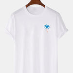 Palm Tree Print T-Shirt & Swim Shorts