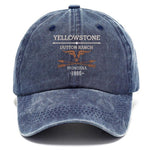 Men's Casual Distressed Western Dad Cap