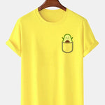 Pocket Avocado Print T-Shirt