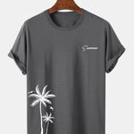 Summer Palm Tree Print T-Shirt