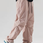 Elastic Waist Parachute Pants