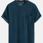 Dropped Shoulder Corduroy T-Shirt & Shorts