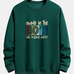 80's Slogan Print Relax Fit Sweatshirt