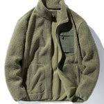 Teddy Fleece Zip Up Coat
