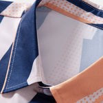 Geometry Print Button Up Shirt