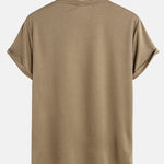 Muscle Fit Arc Hem Mesh T-Shirt