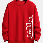 Brooklyn Print Relax Fit Sweatshirt