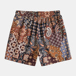 Paisley Patchwork Print Shorts