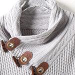Button Up Turtleneck Sweater