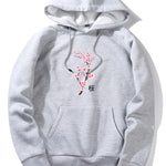 Cherry Blossoms Print Hoodie
