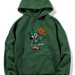 Basketball Skeleton Print Hoodie