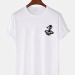 Alien Print T-Shirt