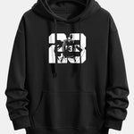 Number 23 Print Relax Fit Hoodie
