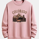 Colorado Bear Print Relax Fit Sweatshirt