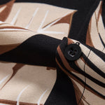 Tropical Print Shirt & Textured Cotton 5" Shorts