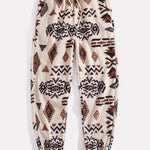 Aztec Print Teddy Hoodie & Jogging Pants
