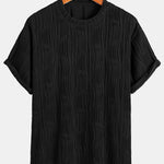 Wave Jacquard Relax Fit T-Shirt