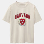 Harvard Print Heavy Weight Oversize T-Shirt