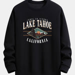 Lake Tahoe Print Relax Fit Sweatshirt