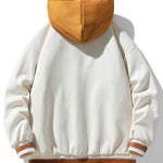 2 In 1 Hooded Baseball Jacket