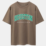 Houston Print Drop Shoulder Oversize T-Shirt