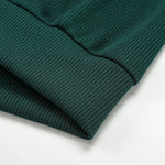 3 Pieces Basic Knitted Ribbed Hoodies