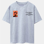 Palm Tree Slogan Print Drop Shoulder Oversize T-Shirt