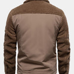 Quilted Lined Teddy Spliced Jacket