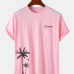 Summer Palm Tree Print T-Shirt