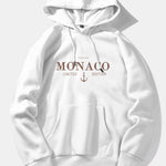 Monaco Anchor Print Hoodie