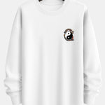 Dragon Slogan Back Print Relax Fit Sweatshirt