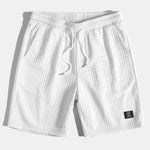 Waffle Drawstring Shorts